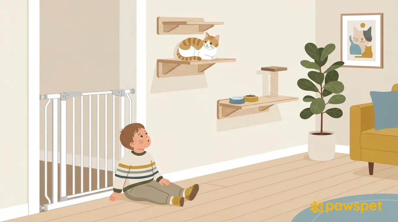 Toddlers and Cats: Supervision, Barriers, and Escape Routes at Home