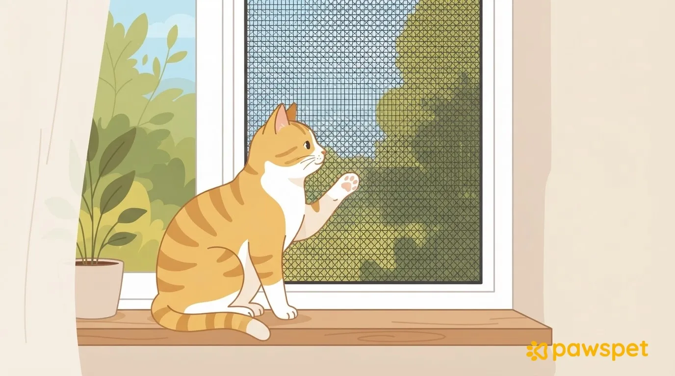 Cats and window screens: limitations to know and what to ask an installer