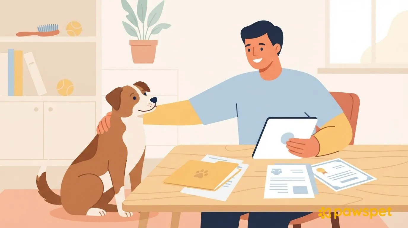 Adopted Dog: How to Set Up a PawsPet Profile, Shelter Documents, and Health History