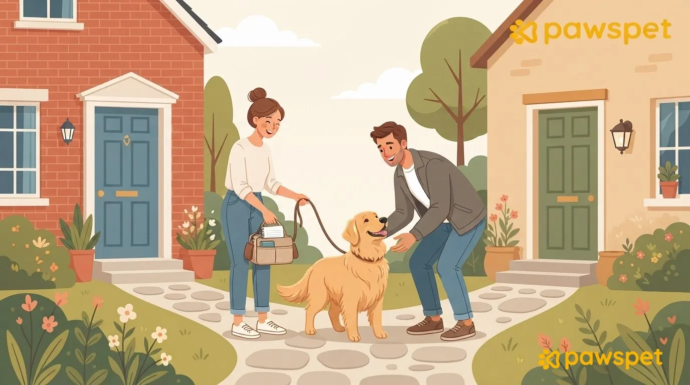 Hund in zwei Familienhaushalten: So organisieren Sie die Übergabe