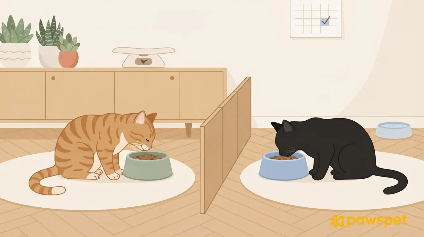 Cats Stealing Each Other’s Food: How to Organize Separate Meals for Different Diets