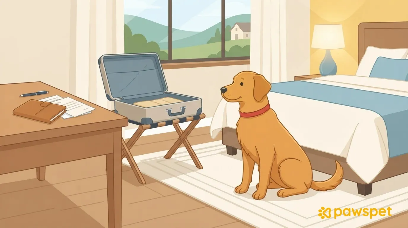 Hotel or vacation rental with a dog: what to get confirmed in writing before booking