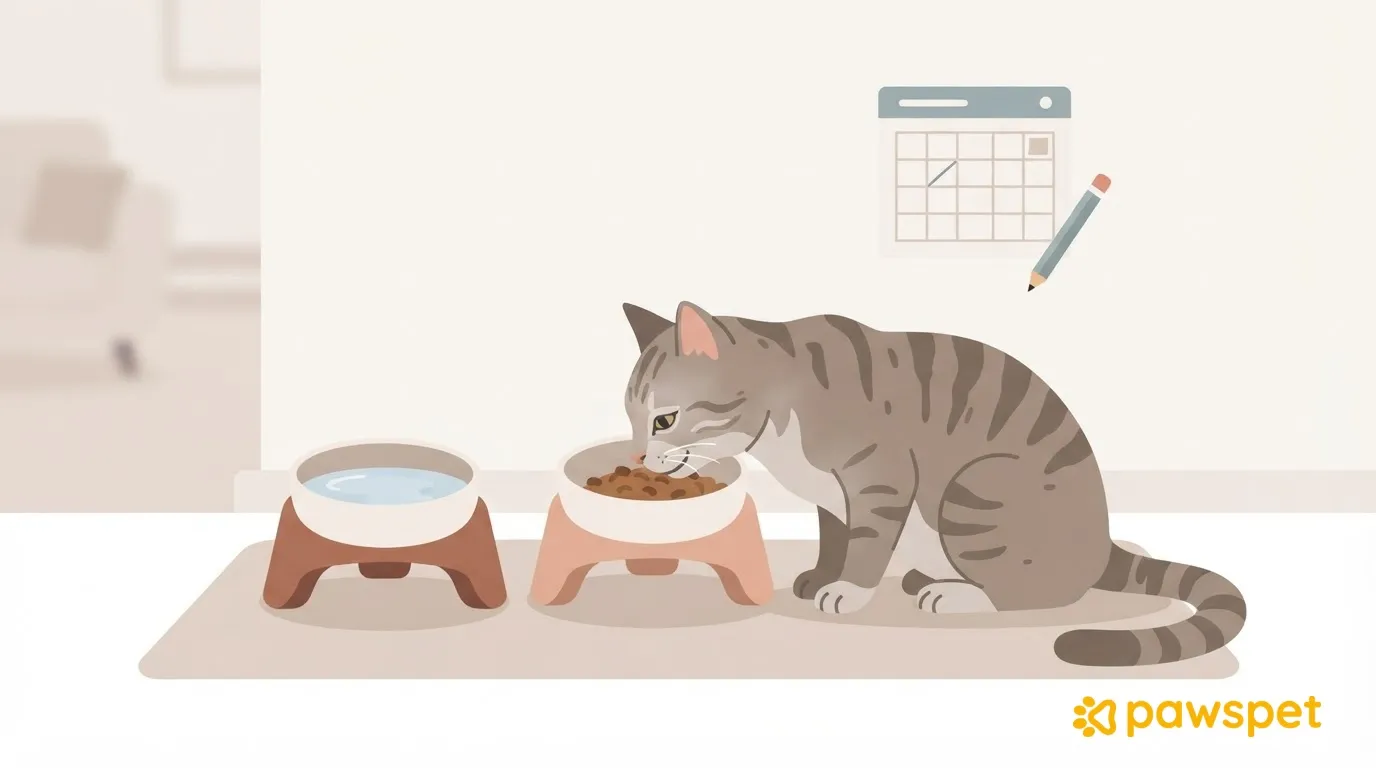 Food and Water for Senior Cats: Accessible Stations and What to Track
