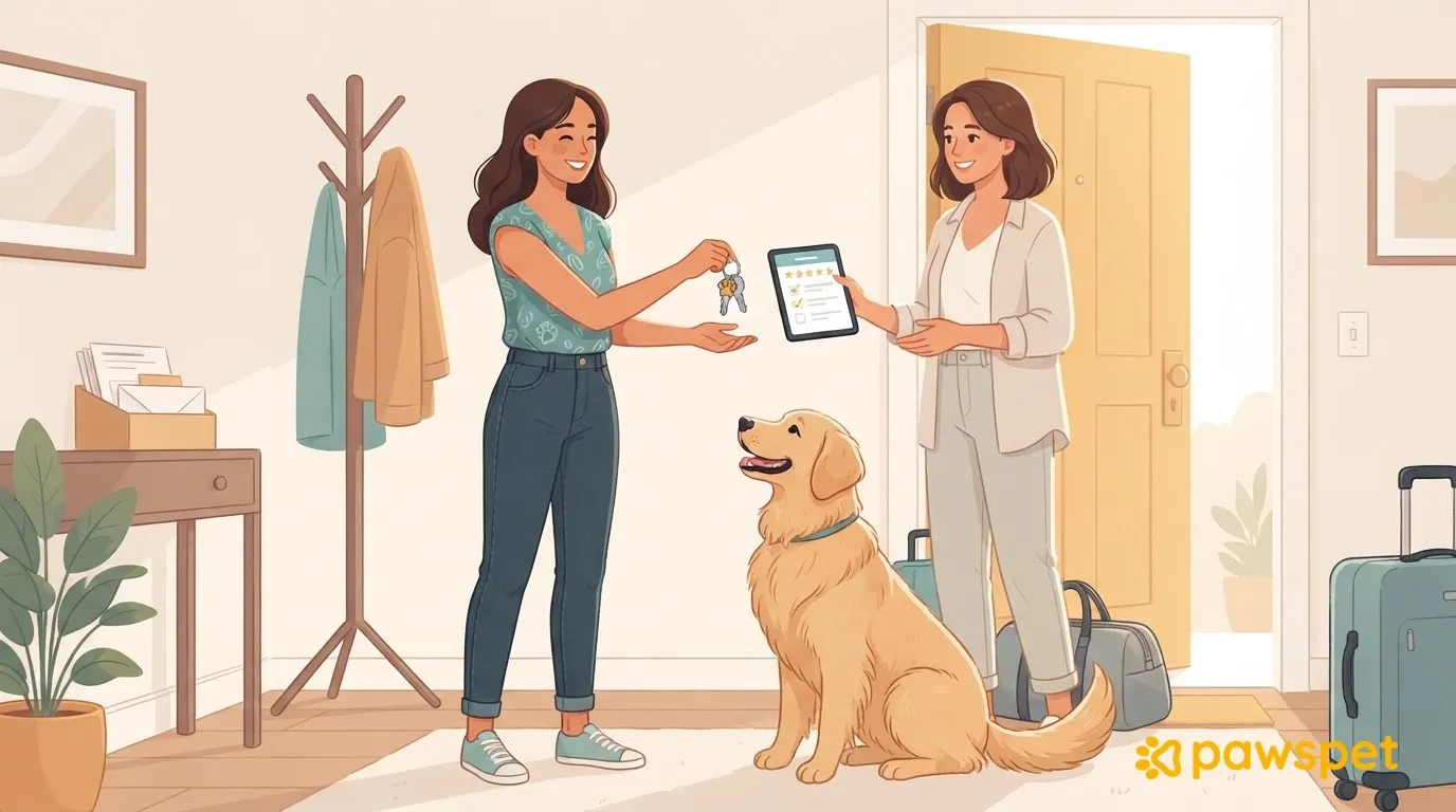 Nach dem Urlaub: So schließen Sie den Pet-Sitting-Service mit Schlüsseln, Zugängen und Bericht ab